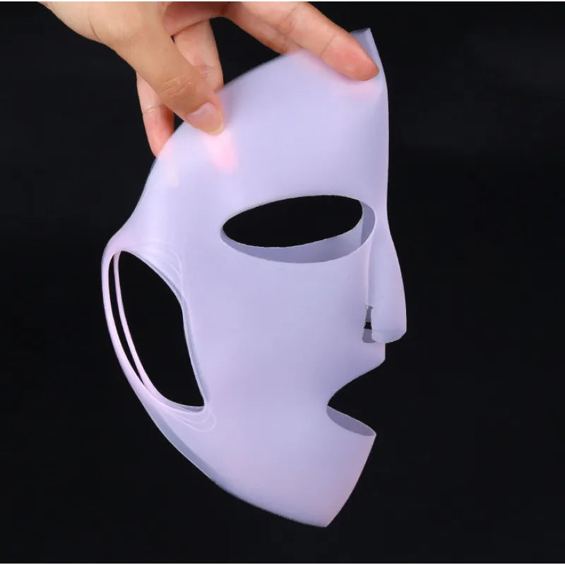 Reusable Silicone Face Mask Moisturizing Lifting Firming Anti-deformable Gel Sheet Mask Skin Care