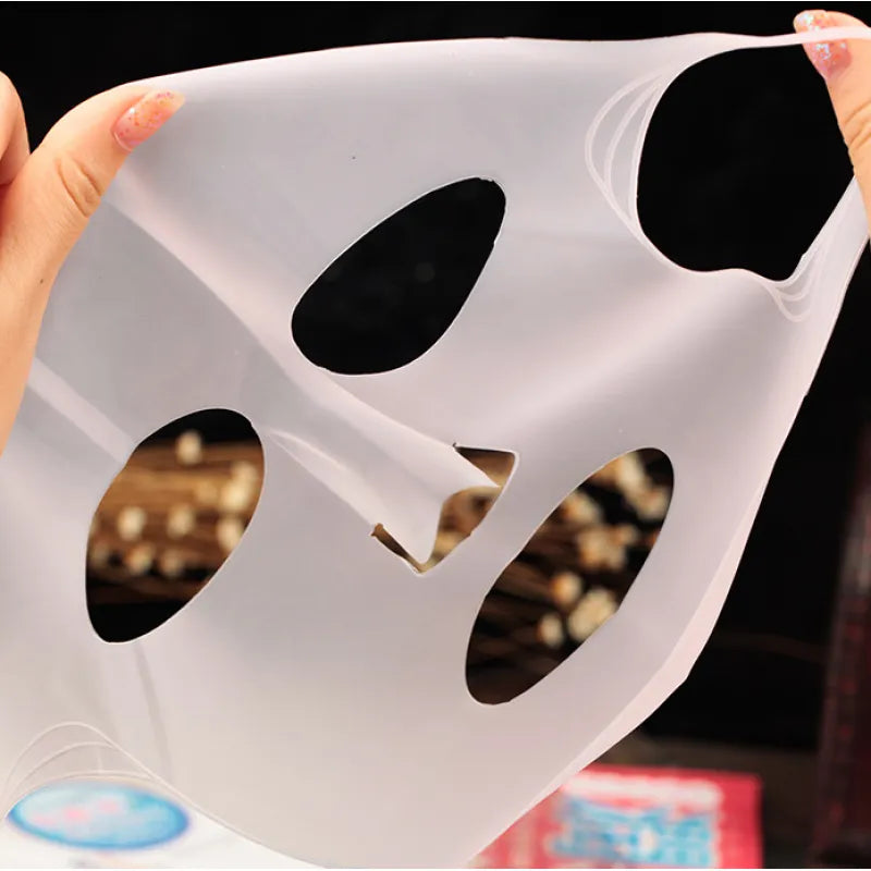 Reusable Silicone Face Mask Moisturizing Lifting Firming Anti-deformable Gel Sheet Mask Skin Care