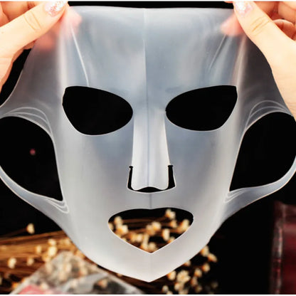 Reusable Silicone Face Mask Moisturizing Lifting Firming Anti-deformable Gel Sheet Mask Skin Care